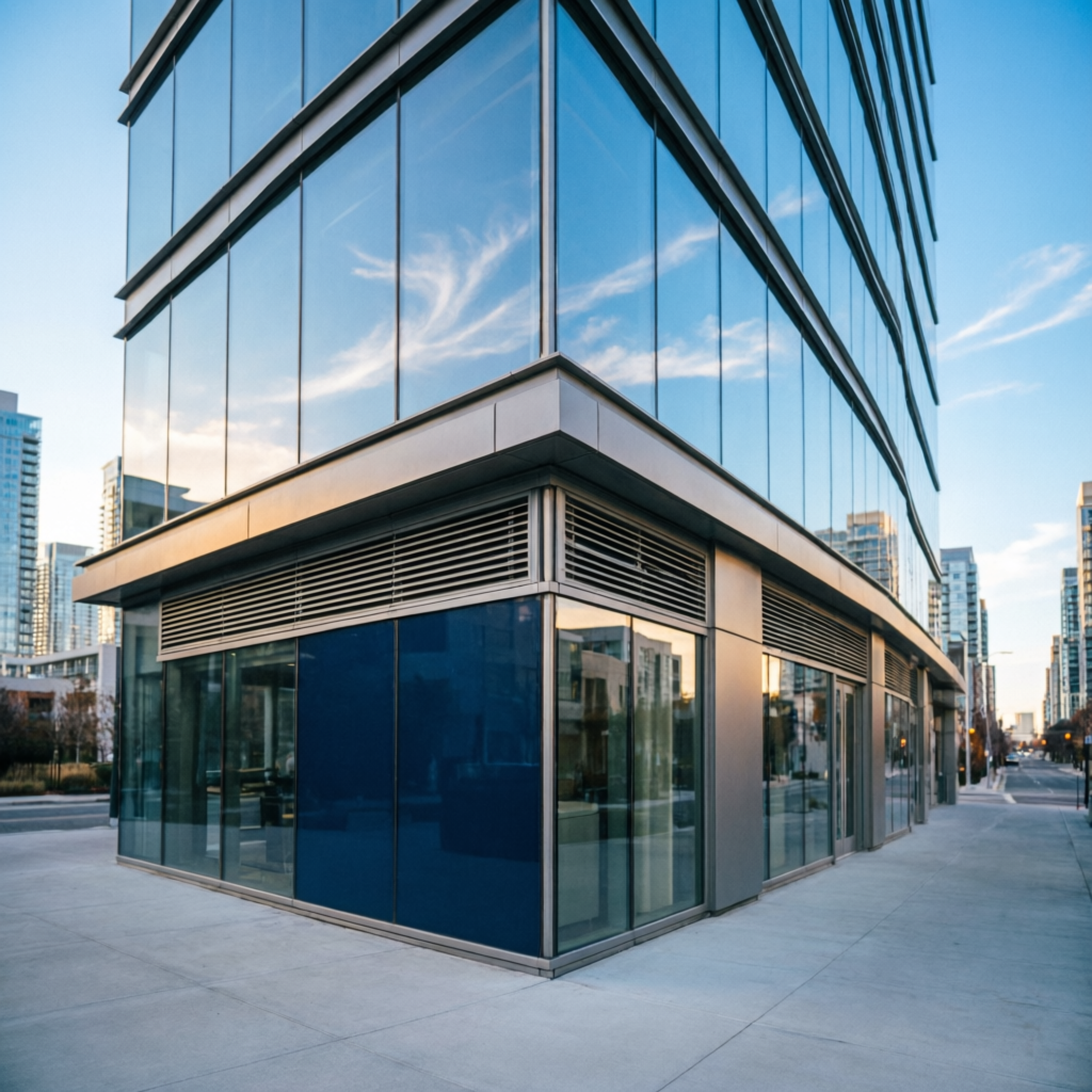 Modern Vertex office exterior